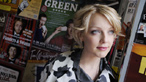 Lauren Laverne photographed in the Pleasance Courtyard, Edinburgh