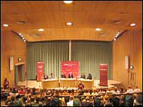 BBC Radio Stoke's Question Time panel and audience