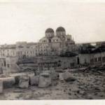 View of some of the buildings in Benghazi showing cathedral.