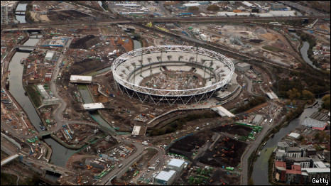 The Olympic development from the sky