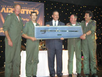 RNAS Culdrose Pilots pick up their award