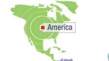 Map o Ogledd America