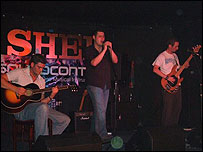 Young Casual Gentlemen playing at The Shed