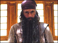 James Purefoy as Blackbeard in the BBC drama