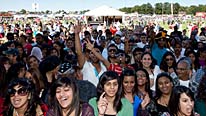 The crowd at the London Mela
