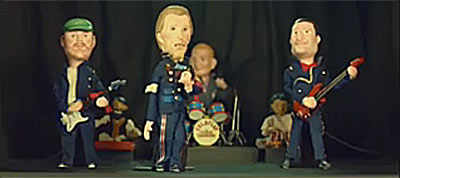 the Coldplay puppets
