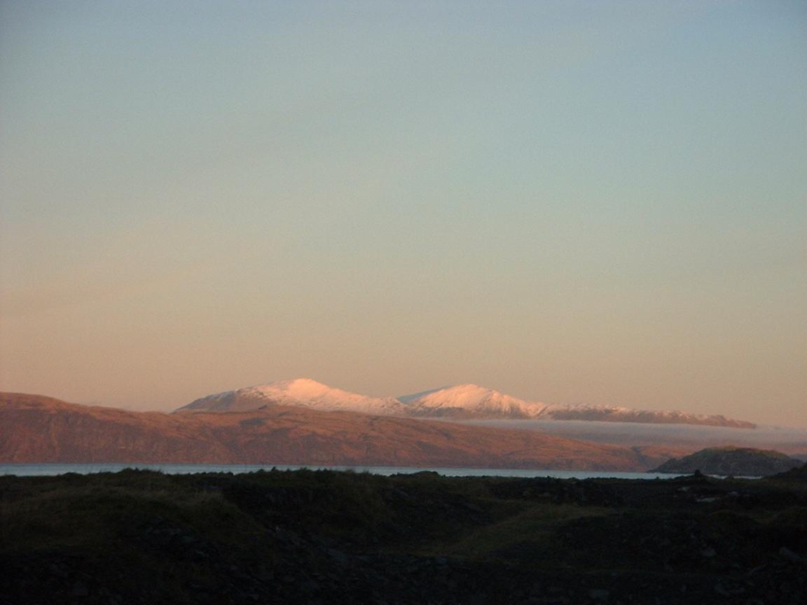 Snowy mountains