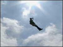 Is this how Ray might look freefalling?