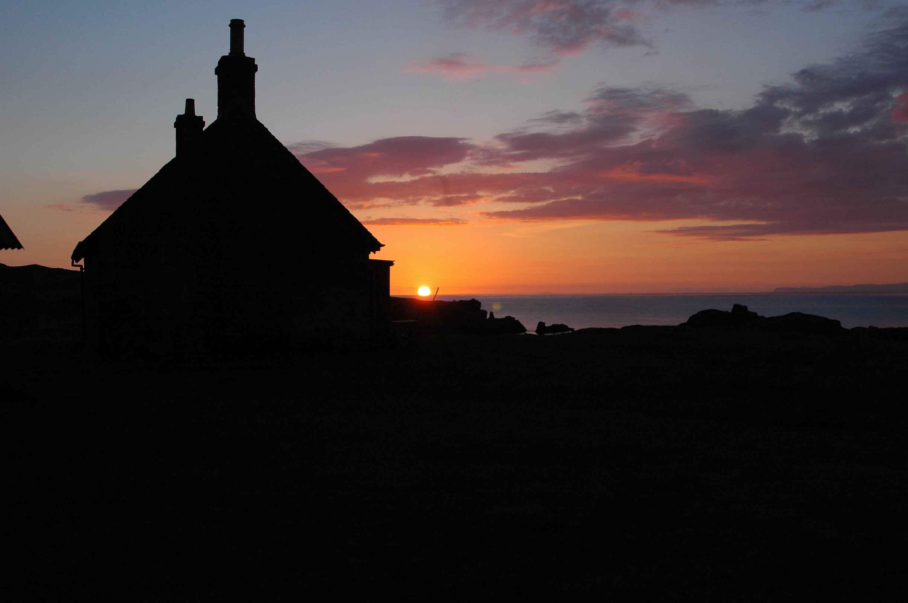 Sunset at Kilmory Isle of Rum