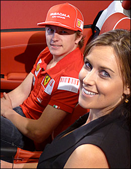 Lee McKenzie meets Kimi Raikkonen