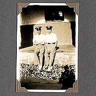 Ben and Monty in Hyderabad, india 1936