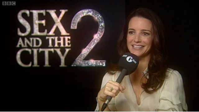 Gemma talks SATC2 with Kristen Davis