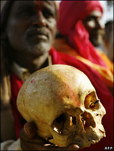 Tantric man in India