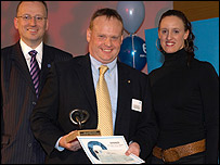 Mark Murphy with Karen Pickering and Paul Cuttill