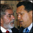 Os presidentes do Brasil, Luiz Inácio Lula da Silva, e da Venezuela, Hugo Chávez (foto de arquivo)