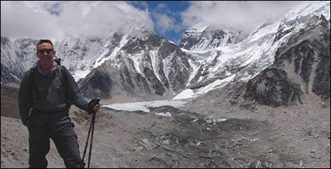 in the Himalayas