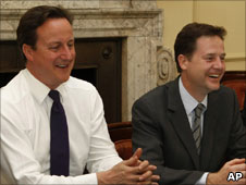 David Cameron and Nick Clegg