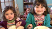 Lorraine Barrett's photograph of her grandaughters Clementine and Esme enjoying poached eggs