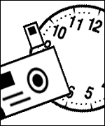 camera and clock image
