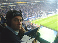 Ian Cheeseman commentating on Schalke v Man City