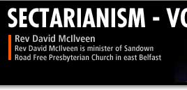 Rev David McIlveen is minister of Sandown Road Free Presbyterian Church in east Belfast
