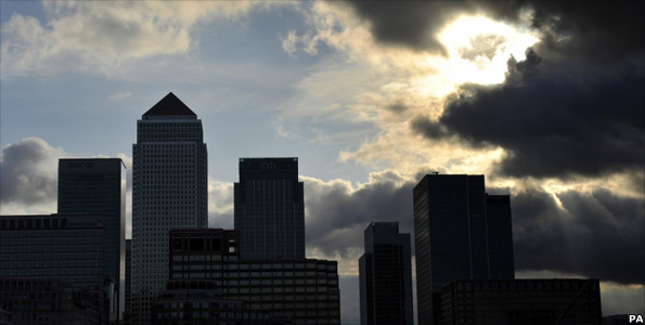 Skyline of Canary Wharf