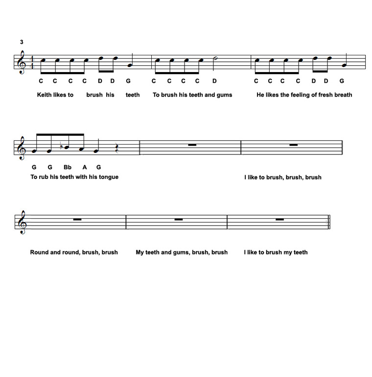 Music for the Keith the Teeth Song