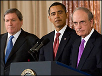 Holbrooke, Obama ve Mitchell