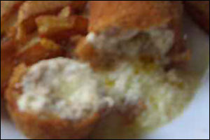 The Serbian dish Karadjordje Steak