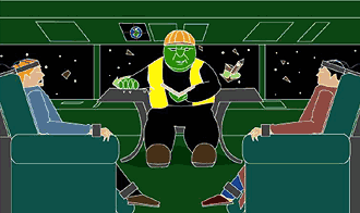 Captain's Quarters on a Vogon Ship