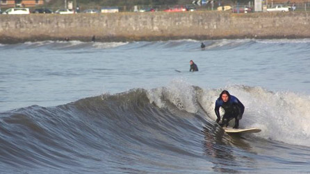 Surfing at Coney beach by Mark Evans