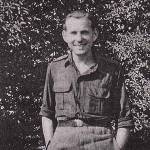 Willy Reuter as a prisoner of war in England in 1945
