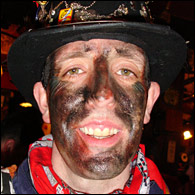 Dale in full Haxey Hood rig