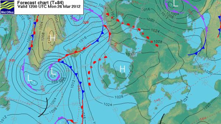 Met Office weather chart for 24 May 2012