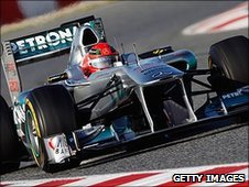 Michael Schumacher, da Mercedes