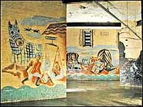 Murals underground