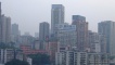 City in smog - Chongqing.