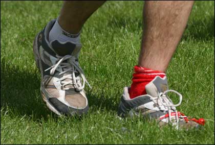 Sports Relief 2006 - the red sock