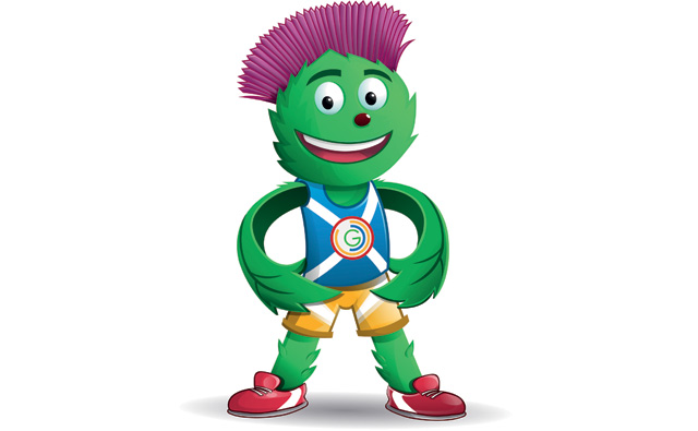 Clyde, the Glasgow 2014 Mascot, designed by Beth Gilmour