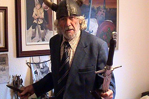 George's surname Cowley stems from Olaf the Black who was a great Viking king.