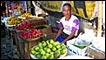 stall holder at Jakarta's Pasar Rumput market