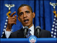 Obama em discurso