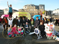 Get set London roadshow at Trafalgar square