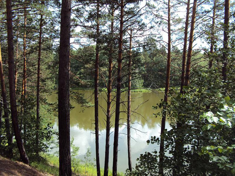 A lake in Siberia