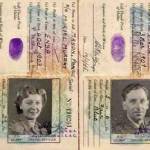 Pansie Marjorie Muriel Hepworth Norris's and Max Norris's ENSA I. D. Cards