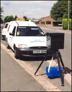 Mobile speed camera.