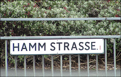Hamm Strasse sign