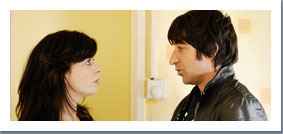 Ceri and Jon talking