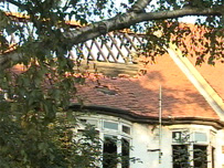 Delapidated house on A406