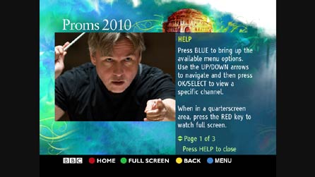 Last Night Of The Proms content is available through BBC Red Button